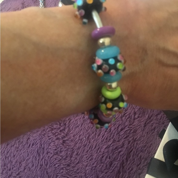 Vintage Sterling Silver Bracelet & Earring Set - Picture 5 of 12